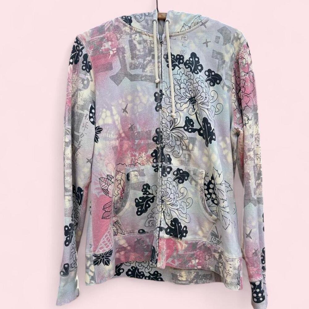 Insane y2k graphic zip up hoodie